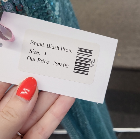 2 Piece Sparkly Prom Dress by Blush Prom - Picture 4 of 4